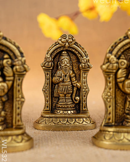 Brass Dasavatharam Idol - 3 inch - WL5329 - Brass Figurines
