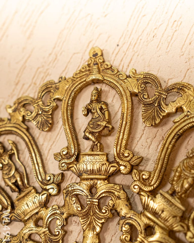 Brass Dasavathram Wall Hanging - WL4913 Brass Wall Hanging