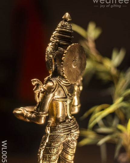 Brass Deep Lakshmi Idol - Wl0058 Diya
