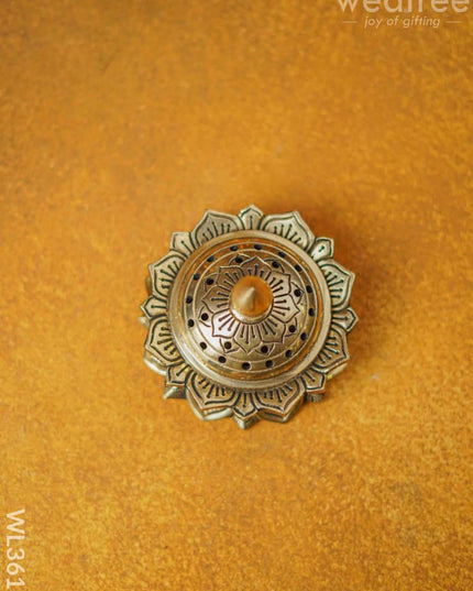 Brass Dhoop Dhani With Lotus Base - Wl3616 Utility