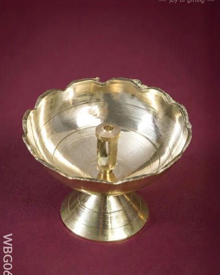 Brass Diya - 2 inch - WBG0691 - Brass Diya RG