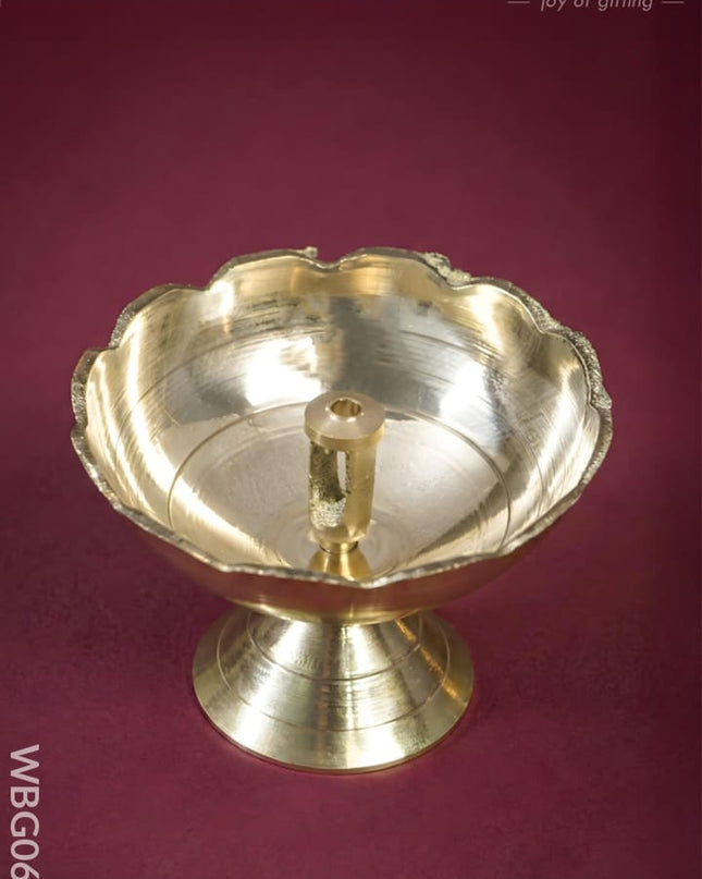 Brass Diya - 2 inch - WBG0691 - Brass Diya RG