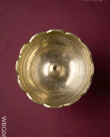 Brass Diya - 2 inch - WBG0691 - Brass Diya RG