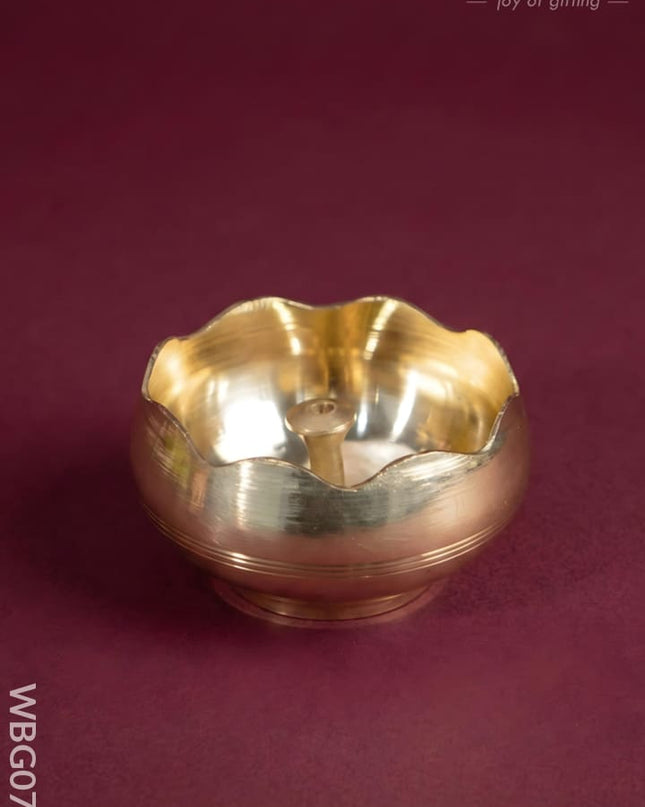 Brass Diya 2 inch - WBG0767 - Brass Diya RG