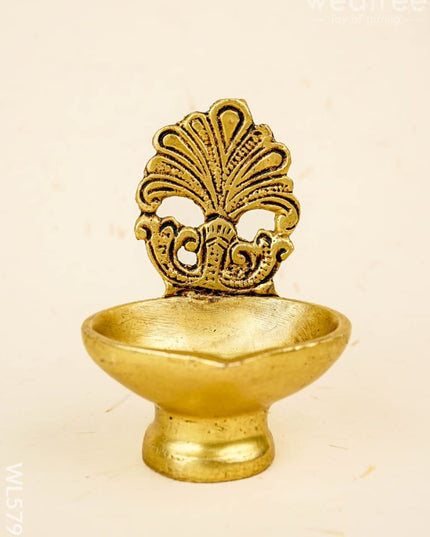 Brass Diya - 3 inch - WL5798 - Brass Diya