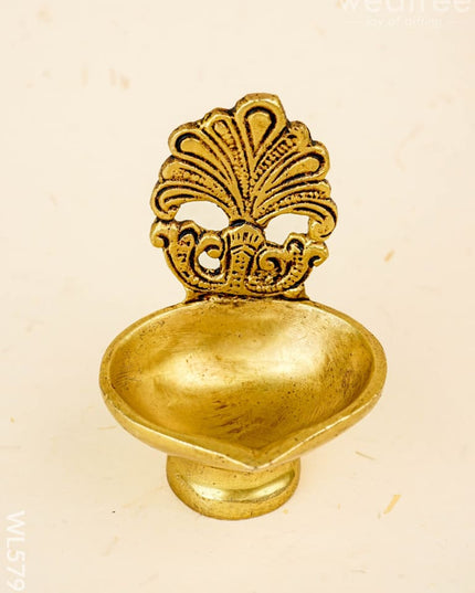 Brass Diya - 3 inch - WL5798 - Brass Diya