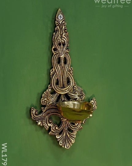Brass Diya Wall Hanging - Wl1797