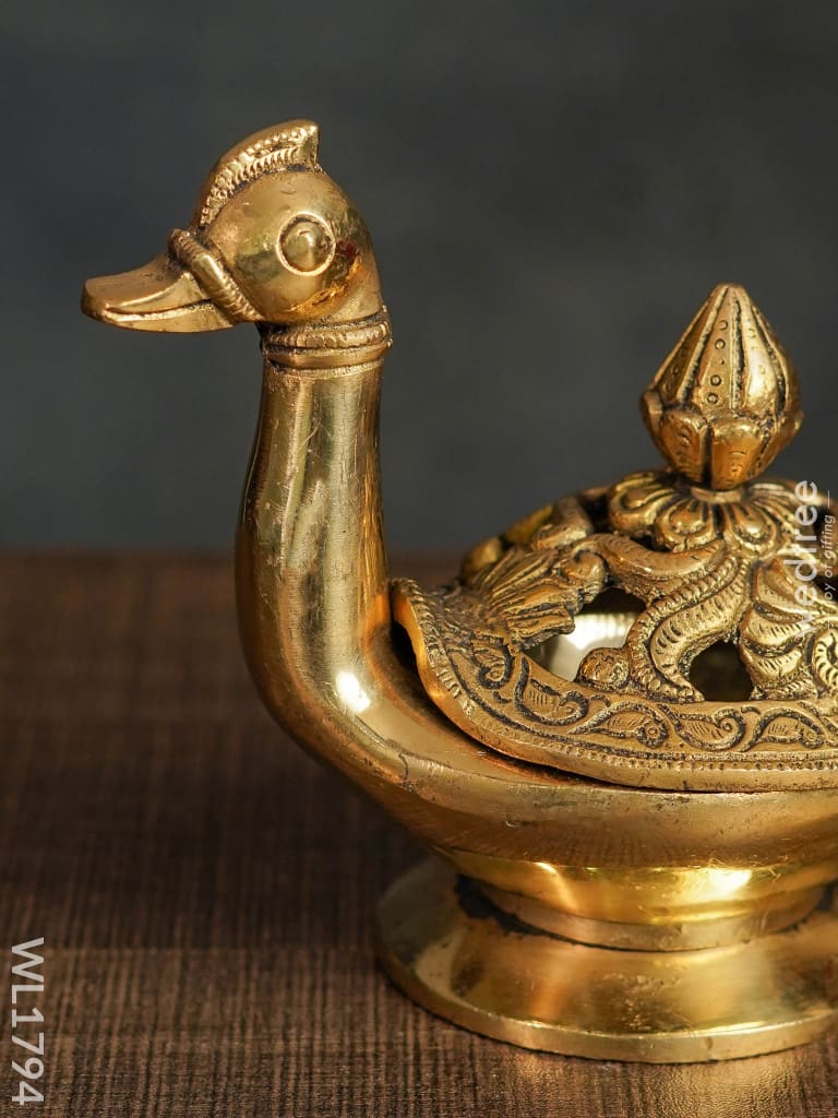 Brass Duck Dhoop Dhani (Black Antique Finish) - Wl1794 Utility