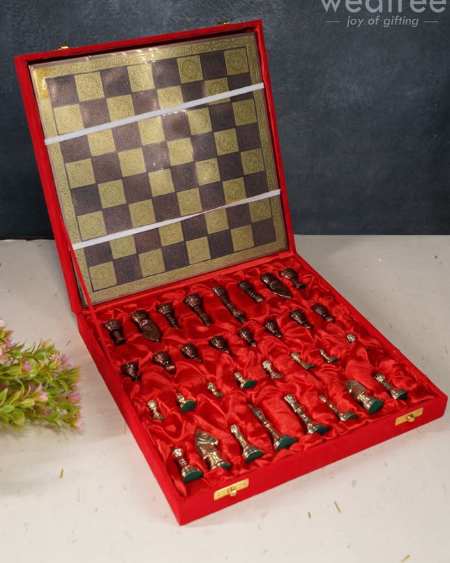 Brass Finish Chess Board - 10X10 Wl2817 Utility