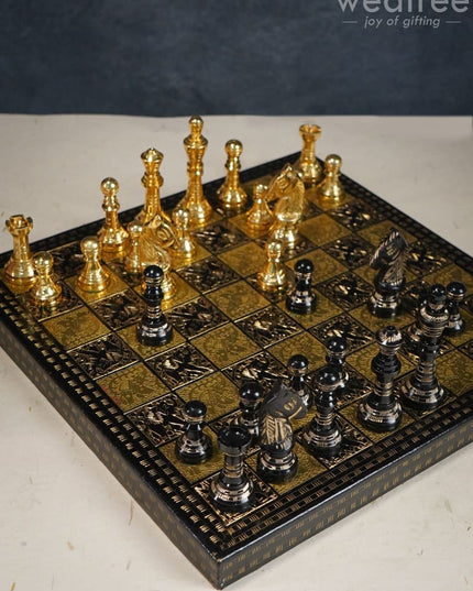 Brass Finish Chess Board - 10X10 Wl2817 Utility