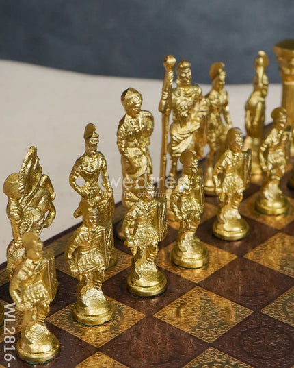 Brass Finish Chess Board - 12X12 Wl2816 Utility