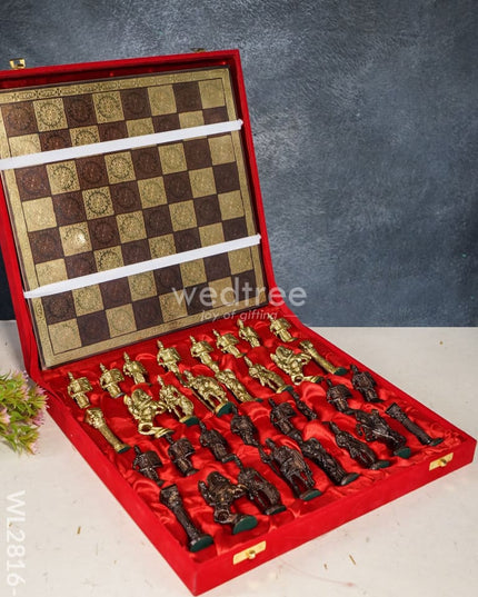 Brass Finish Chess Board - 12X12 Wl2816 Utility