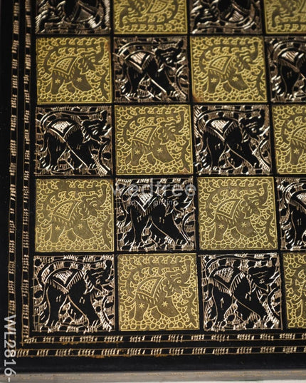 Brass Finish Chess Board - 12X12 Wl2816 Utility