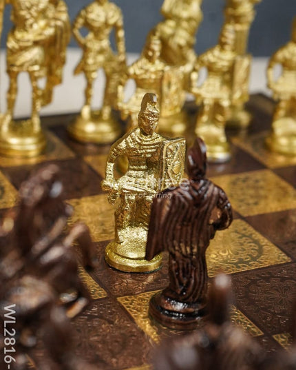 Brass Finish Chess Board - 12X12 Wl2816 Utility