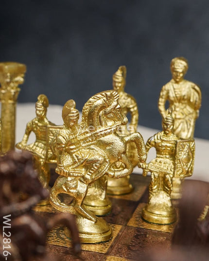Brass Finish Chess Board - 12X12 Wl2816 Utility