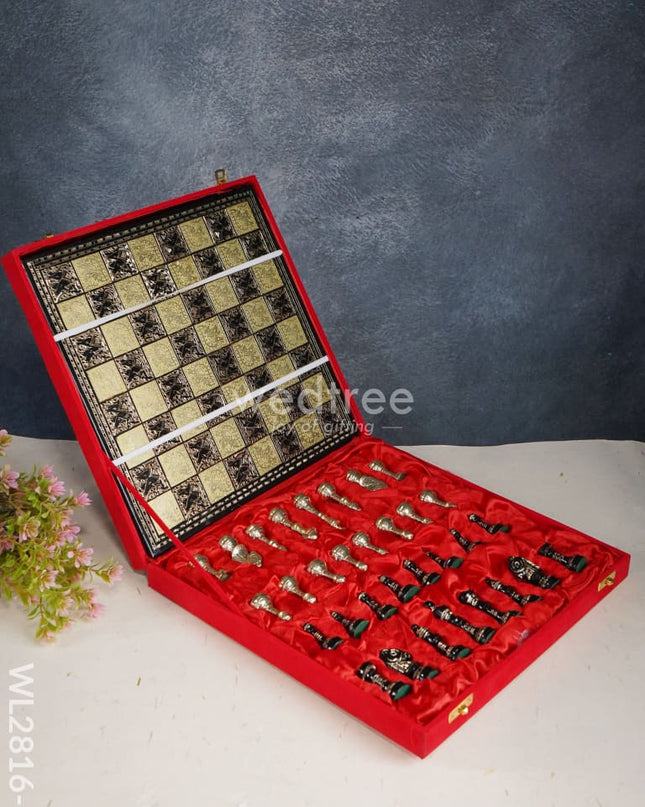 Brass Finish Chess Board - 12X12 Wl2816 Utility