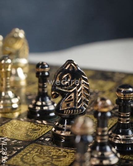 Brass Finish Chess Board - 12X12 Wl2816 Utility