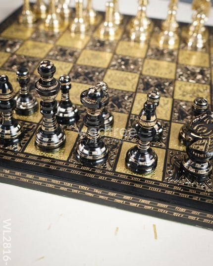 Brass Finish Chess Board - 12X12 Wl2816 Utility