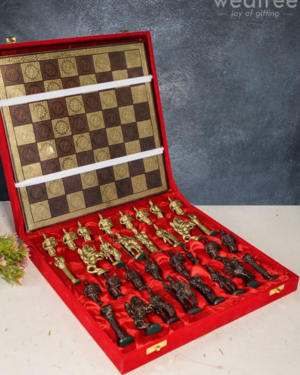 Brass Finish Chess Board - 12X12 Wl2816 Utility