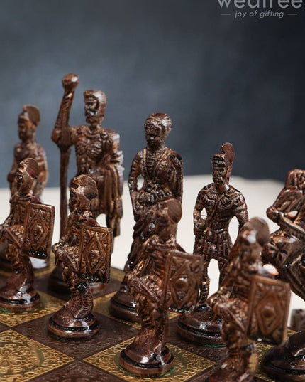 Brass Finish Chess Board - 12X12 Wl2816 Utility