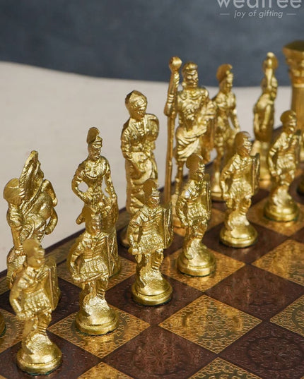 Brass Finish Chess Board - 12X12 Wl2816 Utility