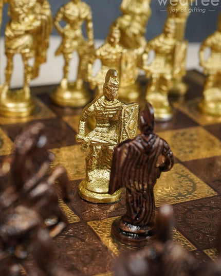 Brass Finish Chess Board - 12X12 Wl2816 Utility