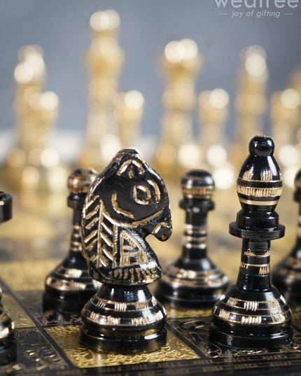 Brass Finish Chess Board - 12X12 Wl2816 Utility