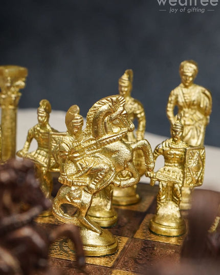 Brass Finish Chess Board - 12X12 Wl2816 Utility