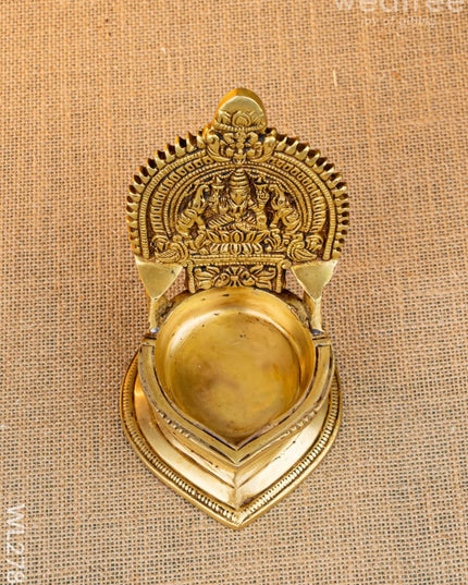 Brass Gajalakshmi Diya - WL2782 - Brass Diya