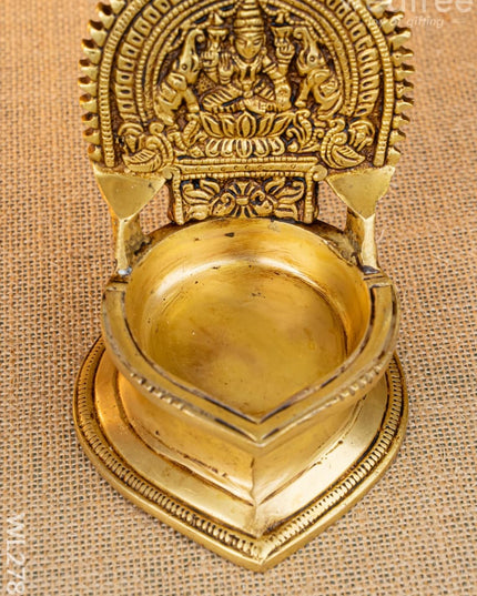 Brass Gajalakshmi Diya - WL2782 - Brass Diya