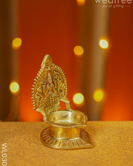 Gajalakshmi Kamakshi Diya - Wl0309 Brass