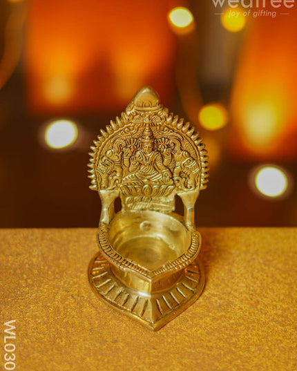 Gajalakshmi Kamakshi Diya - Wl0309 Brass