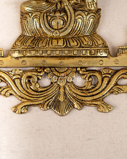 Brass Gajalakshmi with Elephant Wall Hanging - 11 inch - WL5144 Brass Wall Hanging