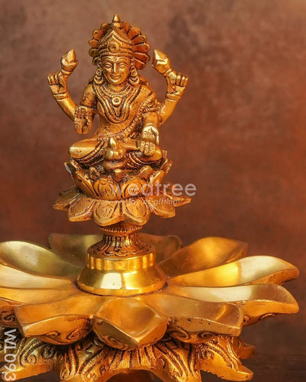 Brass Ganesh-Lakshmi Diya - Wl0932