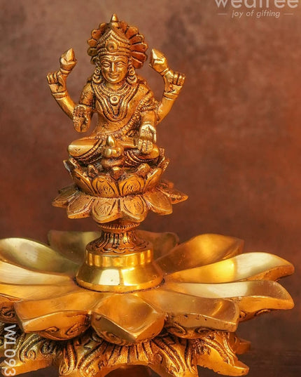 Brass Ganesh-Lakshmi Diya - Wl0932
