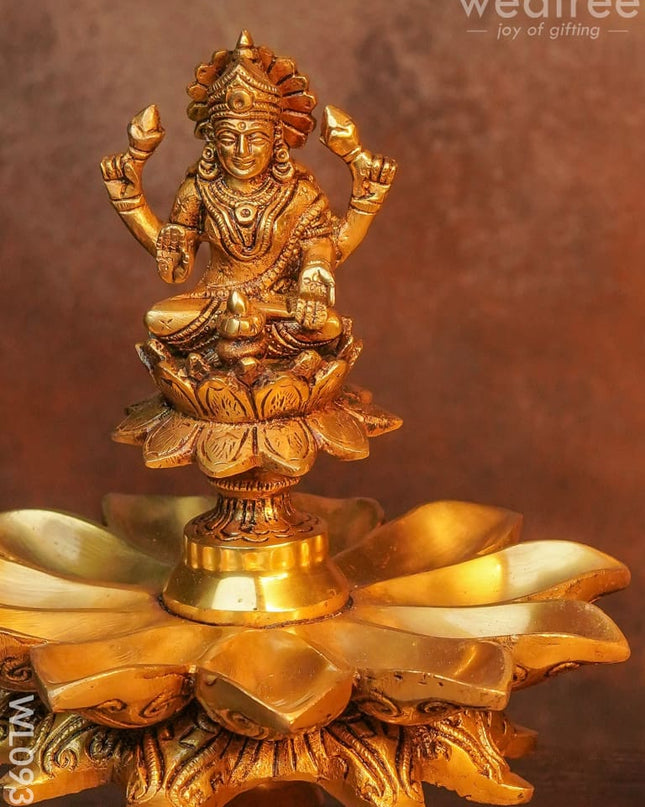 Brass Ganesh-Lakshmi Diya - Wl0932