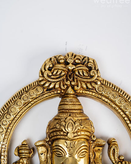 Brass Ganesha Idol - 11 inch - WL5282 - Brass Figurines