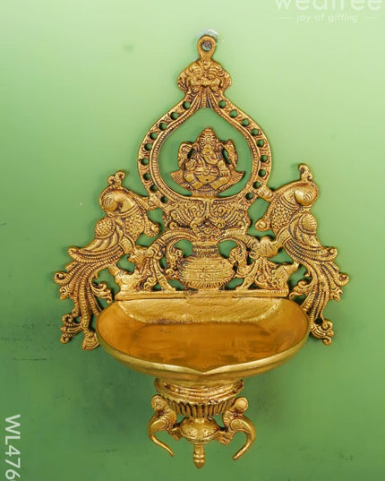 Brass Ganesha Wall Hanging - Wl4760