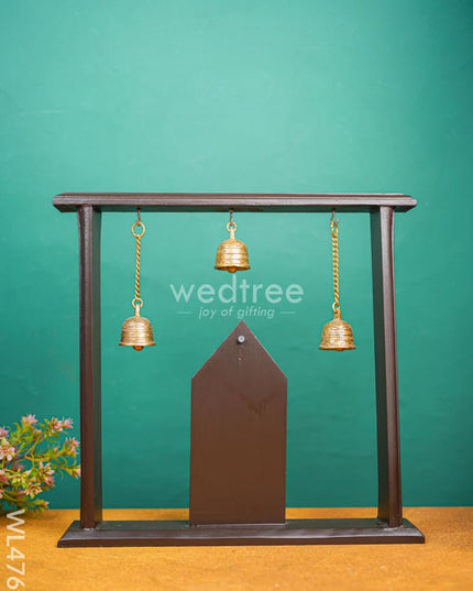 Brass Ganesha With Wooden Frame - Wl4767 Frames