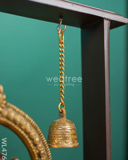 Brass Ganesha With Wooden Frame - Wl4767 Frames