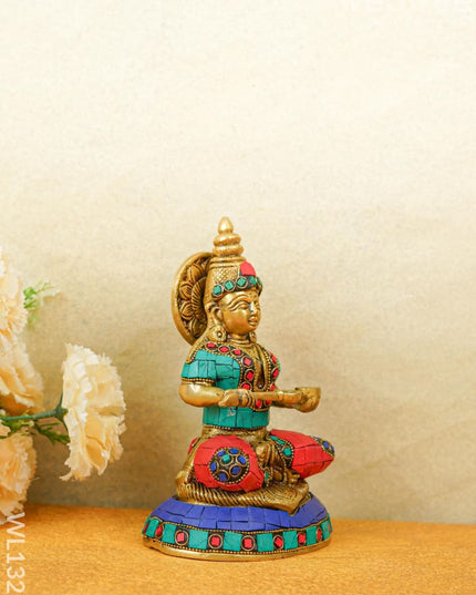 Brass Goddess Annapoorna - Wl1321 Figurines