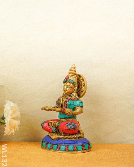 Brass Goddess Annapoorna - Wl1321 Figurines