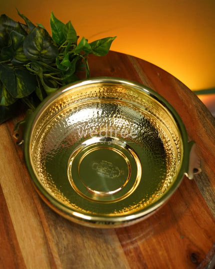 Brass Hammered Urli - Wl0115