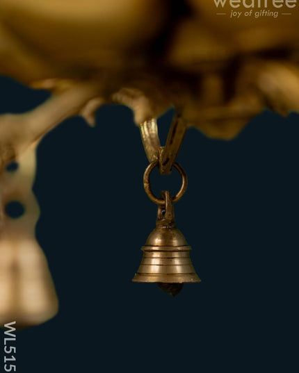 Brass Hanging Annapakshi Diya - 32 inch - WL5155 - Brass Diya