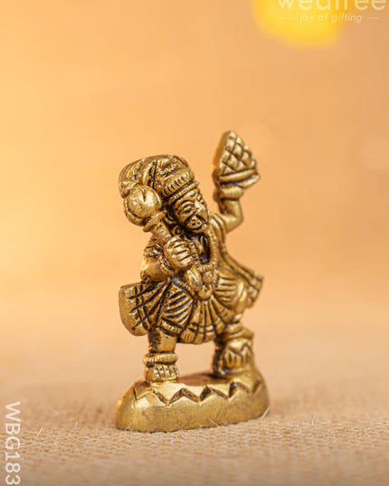 Brass Hanuman Idol - 2 inch - WBG1833 - Brass Figurines - RG