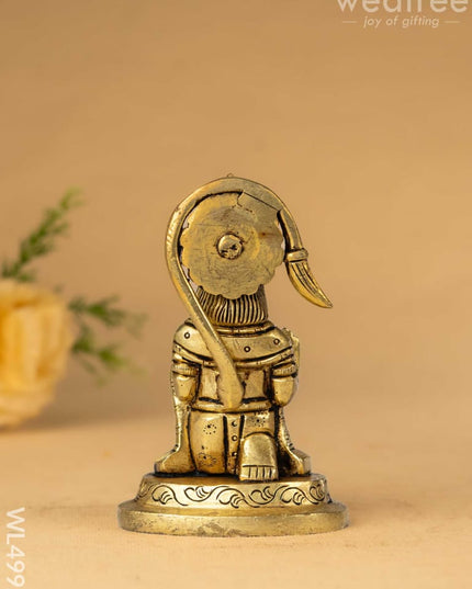 Brass Hanuman Idol - 4 inch - WL4992 Brass Figurines