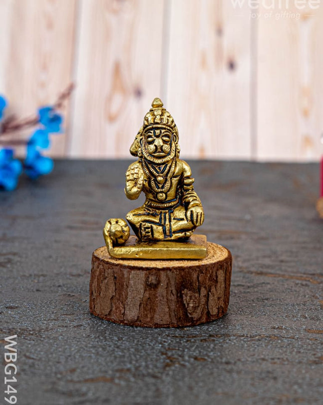 Brass Hanuman Idol - WBG1492 - Brass Figurines - RG