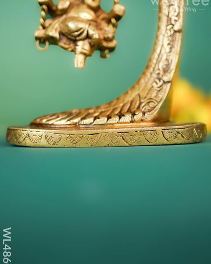 Brass Jhoola Ganesha - 9 inch - WL4860 Brass Figurines