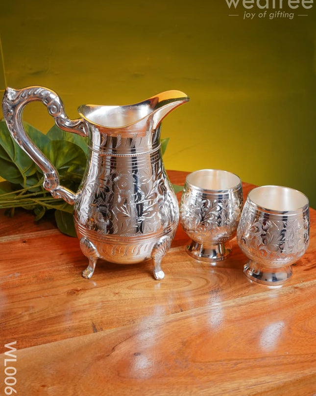 Brass Jug And Glass Set - Wl0068 Utility