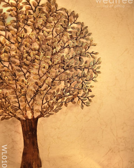 Brass Kalpavriksha Tree - 33 inch - WL0100 - Brass Decor